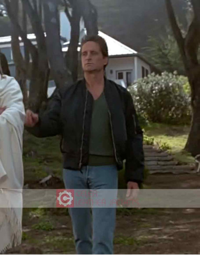 Basic Instinct Michael Douglas (Detective Nick Curran) Bomber Jacket