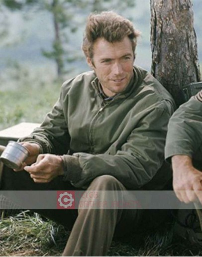 Kelly's Heroes Clint Eastwood Green Bomber Jacket