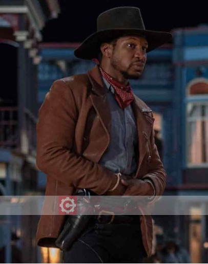 The Harder They Fall Jonathan Majors (Nat Love) Leather Jacket