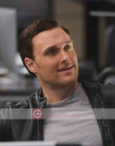 SAS: Red Notice Owain Yeoman (Oliver Lewis) Leather Jacket