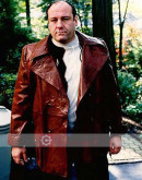 The Sopranos James Gandolfini (Tony) Leather Coat