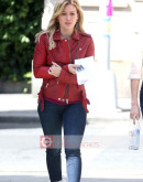 Younger Hilary Duff (Kelsey Peters) Leather Jacket