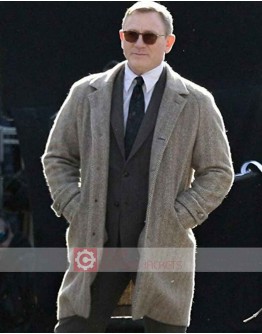 Knives Out Daniel Craig (Benoit Blanc) Wool Coat