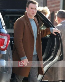 Knives Out Chris Evans (Ransom Drysdale) Wool Coat