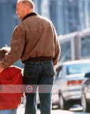 Mercury Rising Bruce Willis (Art Jeffries) Brown Jacket
