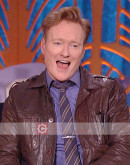 The Tonight Show Conan O'Brien Leather Jacket