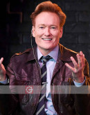 The Tonight Show Conan O'Brien Leather Jacket
