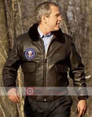 US President George W. Bush Leather Jacket