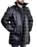 Power 50 Cent (Kanan) Black Shearling Leather Jacket