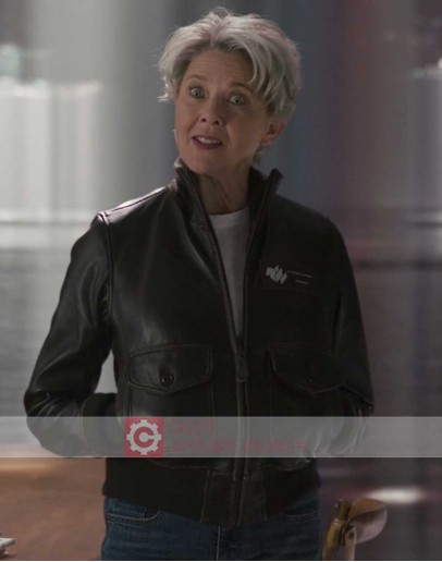 Captain Marvel Annette Bening (Wendy Lawson) Leather Jacket