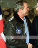 US President George W. Bush Leather Jacket