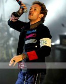 Singer Chris Martin Viva La Vida Black Cotton Jacket