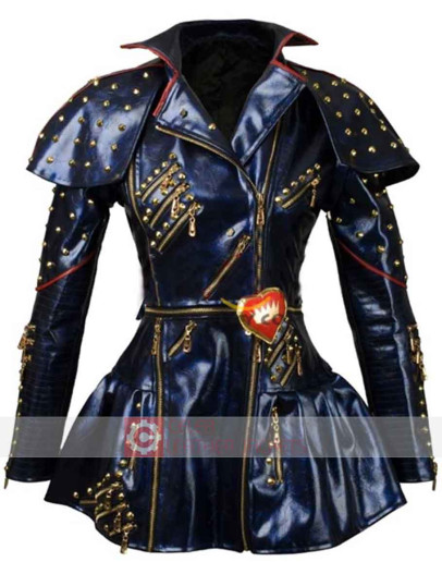 Descendants Evie (Sofia Carson) Black Leather Jacket