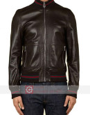 Singer Eminem (Marshall Bruce Mathers) Not Afraid Black Bomber Jacket