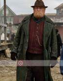 His Dark Materials Farder Coram (James Cosmo) Suede Green Trench Coat