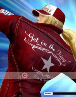 King Of Fighters XIV Video Game Terry Bogard (Takashi Kondô) Red Cotton Bomber Jacket