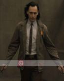 Loki Tom Hiddleston The Variant Brown Jacket