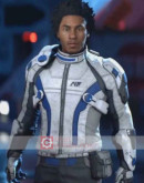 Mass Effect Andromeda Liam Kosta (Gary Carr) White Leather Jacket