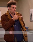 Seinfeld Cosmo Kramer (Michael Richards) Shearling Jacket