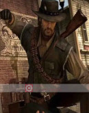 Red Dead Redemption John Marston (Rob Wiethoff) Brown Leather Vest