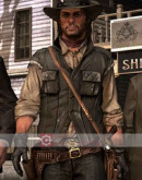 Red Dead Redemption John Marston (Rob Wiethoff) Brown Leather Vest