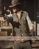 Red Dead Redemption John Marston (Rob Wiethoff) Brown Leather Vest