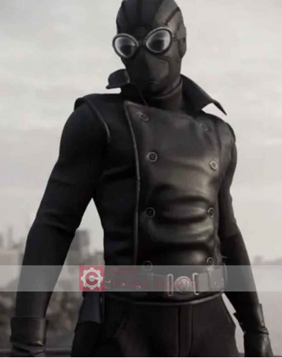Spider-Man (Nicolas Cage) Noir Black Leather Vest