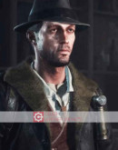 The Sinking City Charles W Reed (Doug Cockle) Brown Leather Jacket
