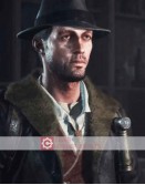 The Sinking City Charles W Reed (Doug Cockle) Brown Leather Jacket