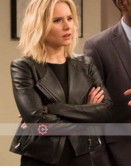 Veronica Mars (Kristen Bell) Black Leather Jacket