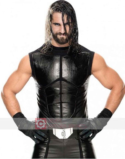 WWE Seth Rollins Leather Vest