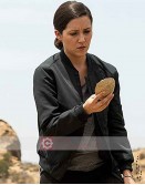 Westworld S03 Tv Series Elsie Hughes (Shannon Woodward) Black Cotton Jacket