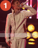 Justin Bieber White Leather Costume