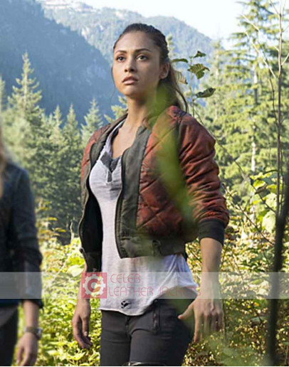 The 100 Lindsey Morgan (Raven Reyes) Bomber Jacket
