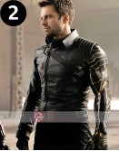 The Falcon and the Winter Soldier Sebastian Stan Costume Leather Jacket