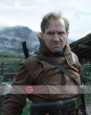 The King's Man Ralph Fiennes (Duke of Oxford) Leather Coat
