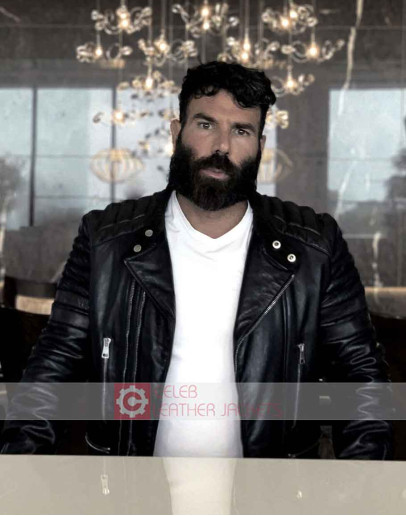 Dan Bilzerian Black Leather Jacket