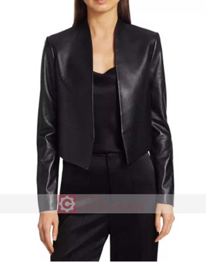 Emily in Paris Lily Collins (Emily Cooper) Leather Jacket