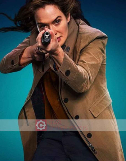 Gunpowder Milkshake Lena Headey (Scarlet) Trench Coat