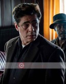 No Sudden Move Benicio Del Toro (Ronald Russo) Trench Coat
