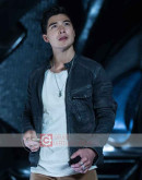 Power Rangers Ludi Lin (Zack) Leather Jacket