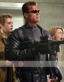Terminator 3 Rise of the Machines Arnold Schwarzenegger Leather Jacket