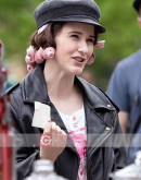 The Marvelous Mrs. Maisel Rachel Brosnahan (Midge) Leather Jacket