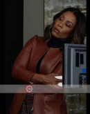 The Morning Show Karen Pittman (Mia Jordan) Leather Jacket