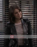 Fam Nina Dobrev (Clem) Leather Blazer Jacket