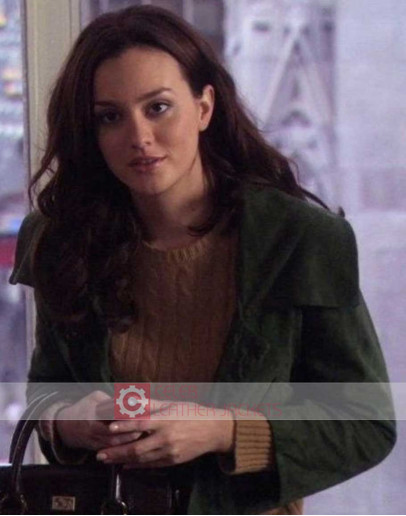 Gossip Girl Leighton Meester (Blair Waldorf) Suede Jacket