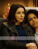 Grey's Anatomy Caterina Scorsone (Dr. Amelia Shepherd) Leather Jacket