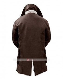Bane Swedish Bomber Shearling Leather Jacket