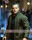 Jason Bourne Matt Damon Leather Jacket