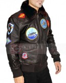 Top Gun Tom Cruise Leather Jacket